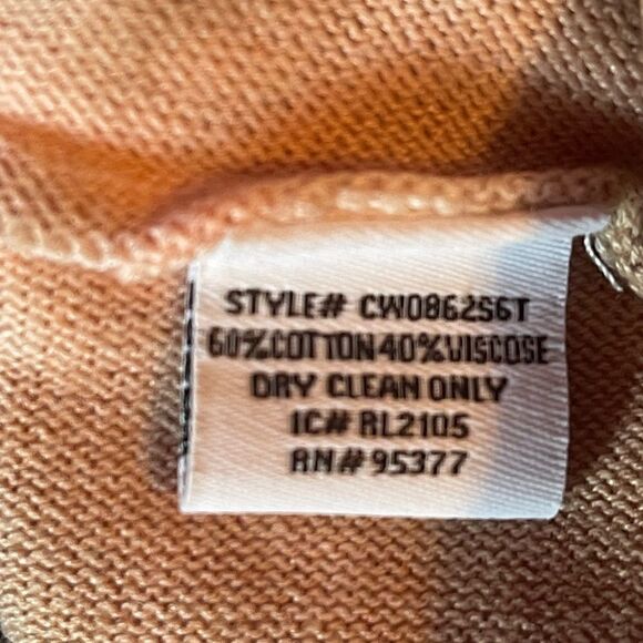 Sanctuary tan and peach tie dye sweater sz M - Picture 4 of 5